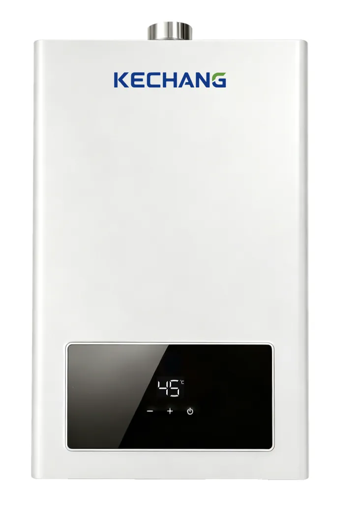 High-Capacity Forced Exhaust LCD Gas Water Heater, front product view, gallery image 1