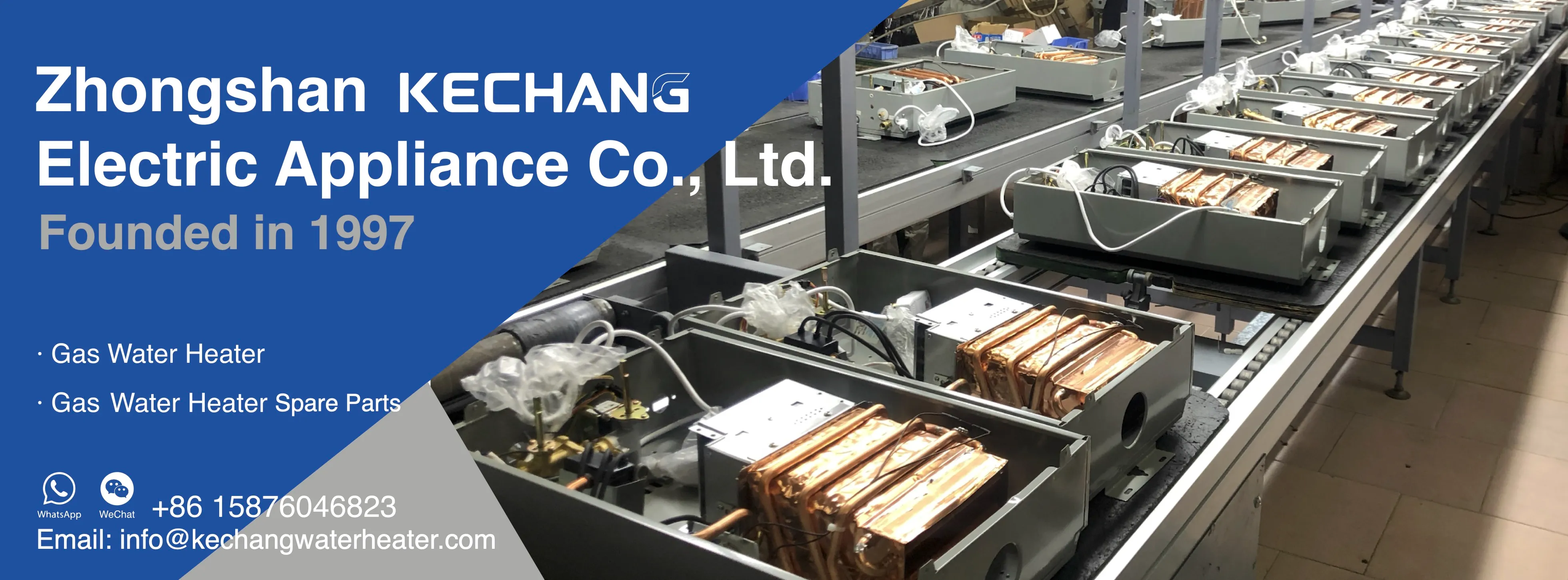 Kechang gas water heater wholesale supply banner