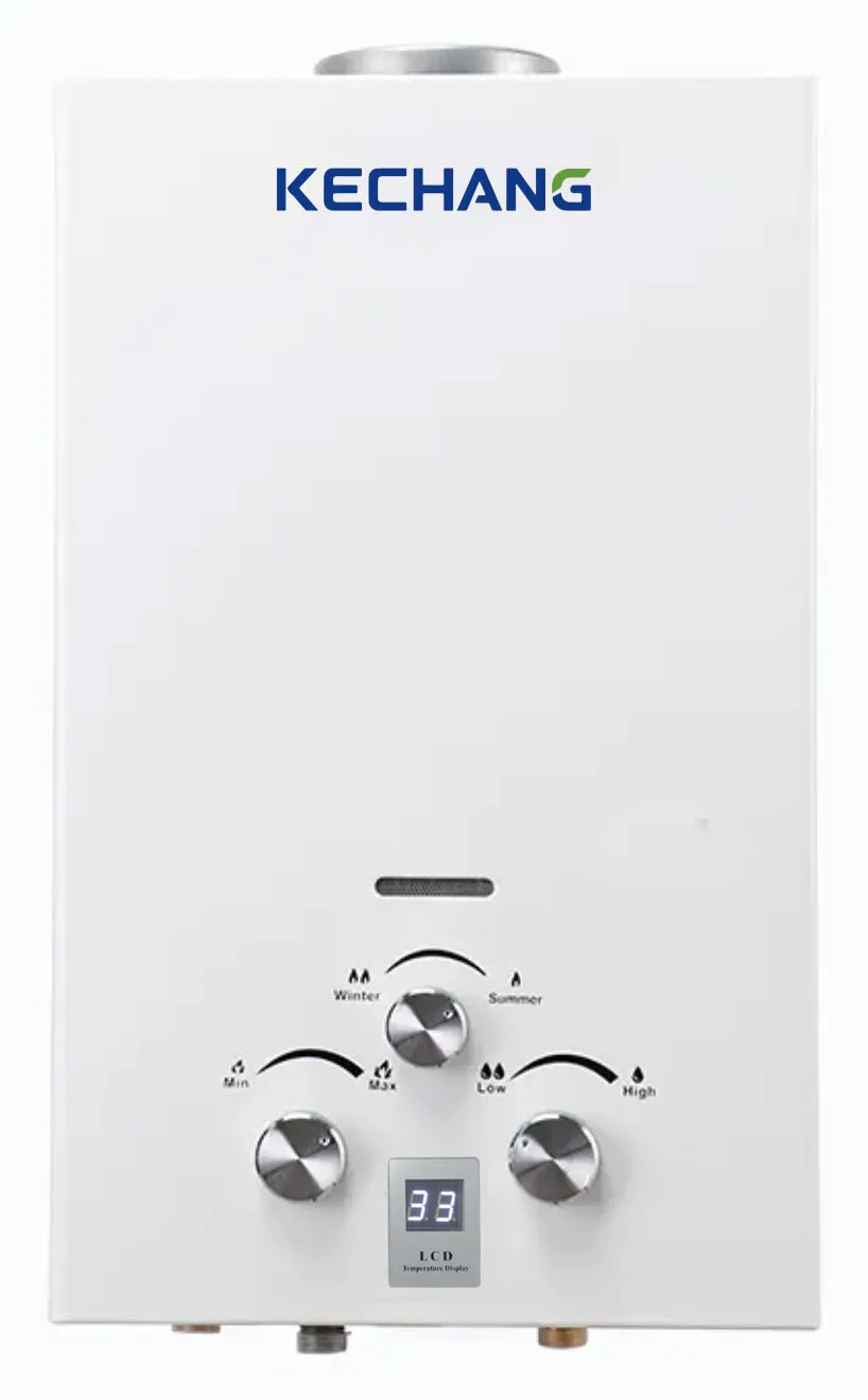 Gas water heater venting systems comparison: 6-20L flue exhaust tankless gas water heater