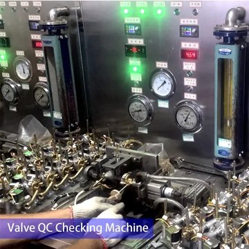 Gas water heater factory equipment inspection
